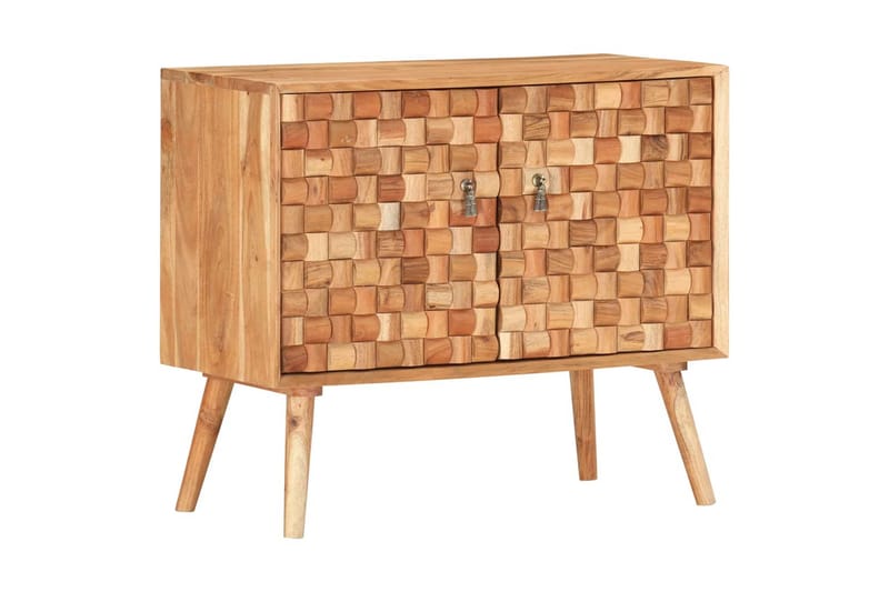 Skänk 75x35x65 cm massivt akaciaträ - Brun - Förvaring - Förvaringsmöbler - Skänkar & sideboards