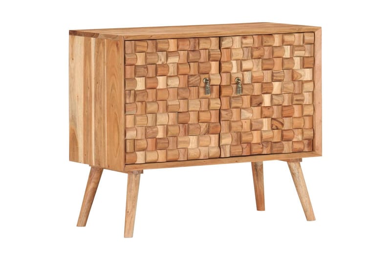 Skänk 75x35x65 cm massivt akaciaträ - Brun - Förvaring - Förvaringsmöbler - Skänkar & sideboards