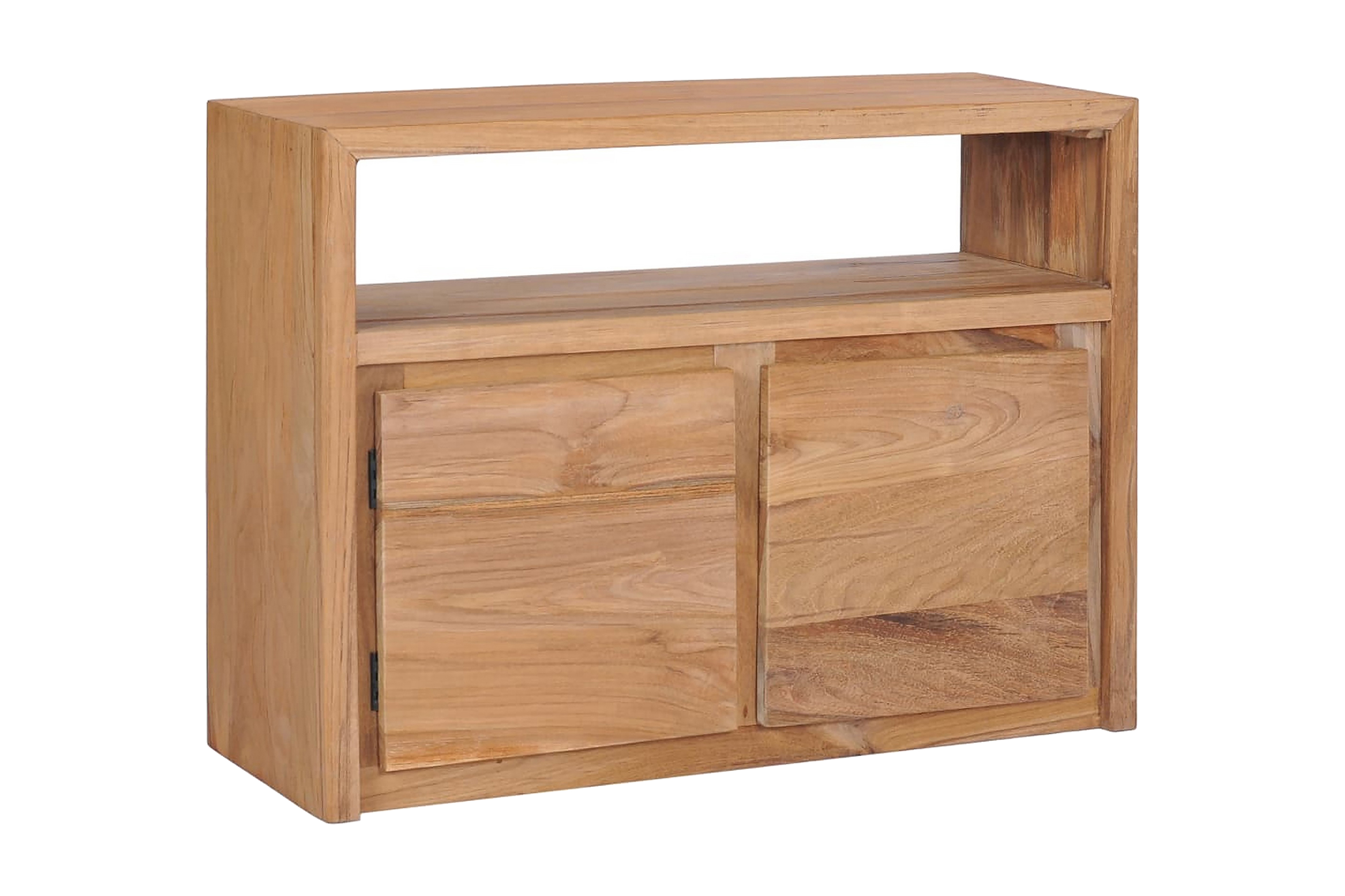 Be Basic Skänk 80x30x60 cm massiv teak – Brun