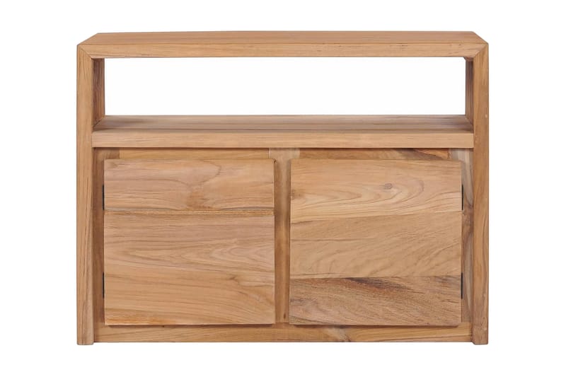 Skänk 80x30x60 cm massiv teak - Brun - Förvaring - Förvaringsmöbler - Skänkar & sideboards