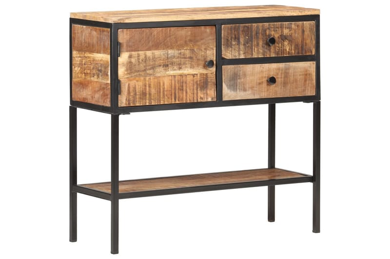 Skänk 85x30x80 cm grovt mangoträ - Brun - Förvaring - Förvaringsmöbler - Skänkar & sideboards