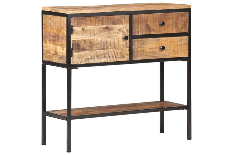 Skänk 85x30x80 cm grovt mangoträ - Brun - Förvaring - Förvaringsmöbler - Skänkar & sideboards