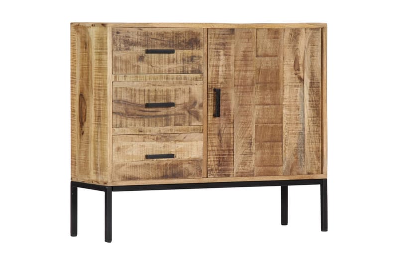 Skänk 88x30x71 cm massivt mangoträ - Brun - Förvaring - Förvaringsmöbler - Skänkar & sideboards