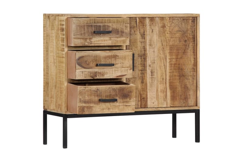 Skänk 88x30x71 cm massivt mangoträ - Brun - Förvaring - Förvaringsmöbler - Skänkar & sideboards