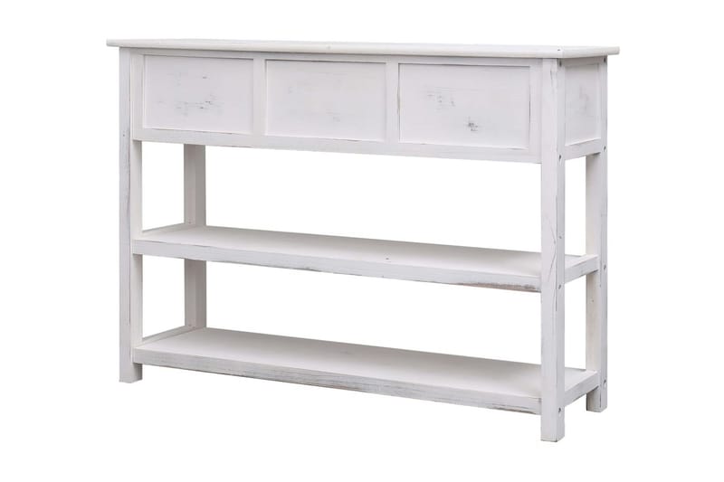 Skänk antikvit 115x30x76 cm trä - Vit - Förvaring - Förvaringsmöbler - Skänkar & sideboards