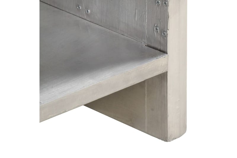 Skänk aviatorstil 110x30x75 cm metall - Vit - Förvaring - Förvaringsmöbler - Skänkar & sideboards