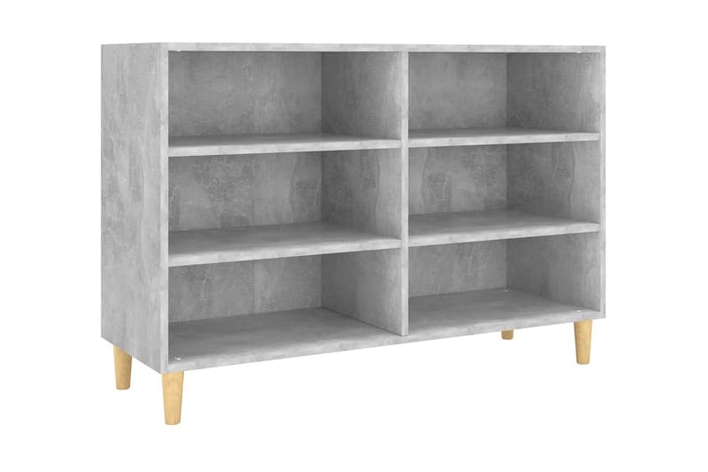 Skänk betonggrå 103,5x35x70 cm spånskiva - Betonggrå - Förvaring - Förvaringsmöbler - Skänkar & sideboards