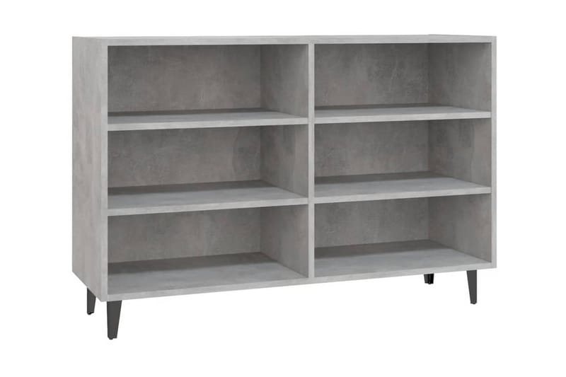 Skänk betonggrå 103,5x35x70 cm spånskiva - Betonggrå - Förvaring - Förvaringsmöbler - Skänkar & sideboards