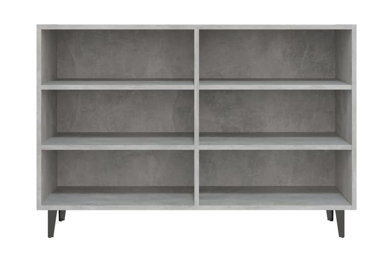 Skänk betonggrå 103,5x35x70 cm spånskiva - Betonggrå - Förvaring - Förvaringsmöbler - Skänkar & sideboards