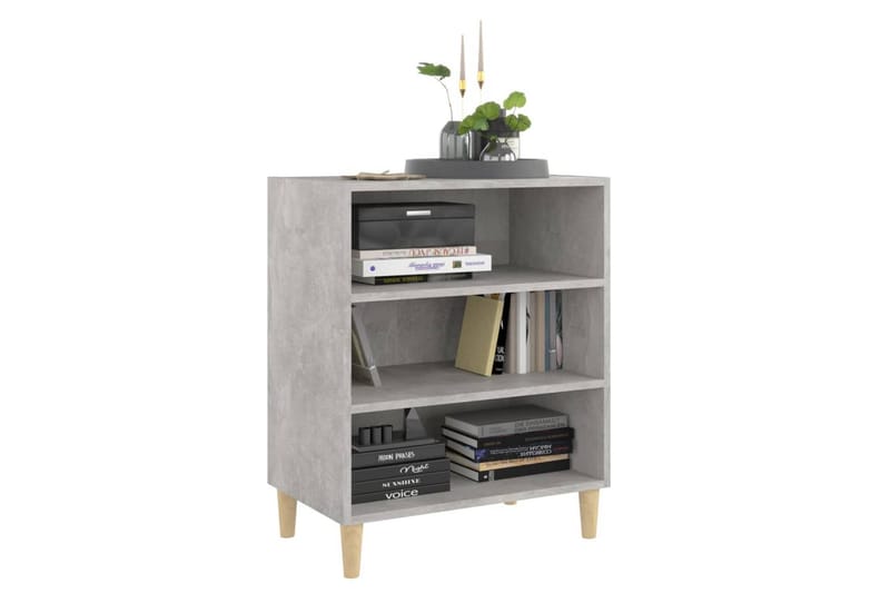 Skänk betonggrå 57x35x70 cm spånskiva - Grå - Förvaring - Förvaringsmöbler - Skänkar & sideboards