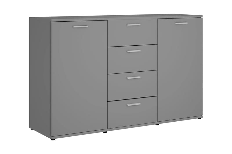 Skänk grå 120x35,5x75 cm spånskiva - Grå - Förvaring - Förvaringsmöbler - Skänkar & sideboards