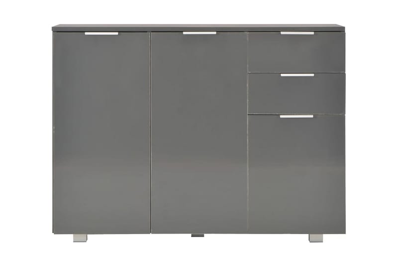 Skänk grå högglans 107x35x76 cm - Grå - Förvaring - Förvaringsmöbler - Skänkar & sideboards