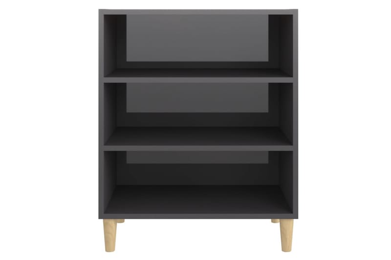 Skänk grå högglans 57x35x70 cm spånskiva - Grå - Förvaring - Förvaringsmöbler - Skänkar & sideboards