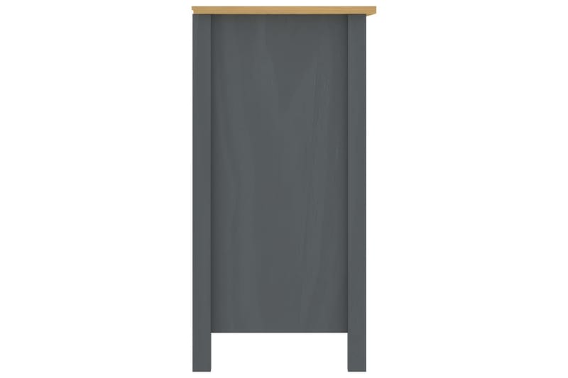 Skänk Hill Range grå 125x40x80 cm massiv furu - Grå - Förvaring - Förvaringsmöbler - Skänkar & sideboards