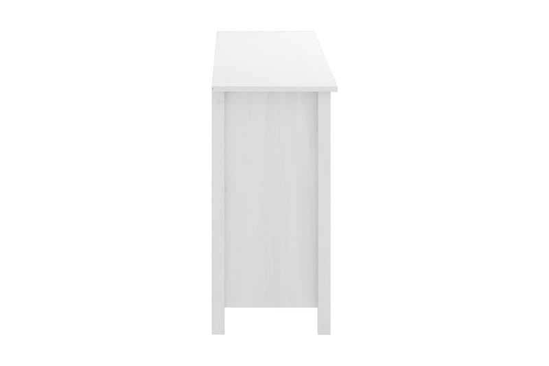 Skänk Hill Range vit 130x40x80 cm massiv furu - Vit - Förvaring - Förvaringsmöbler - Skänkar & sideboards