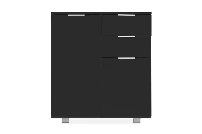 Skänk högglans svart 71x35x76 cm spånskiva - Svart - Förvaring - Förvaringsmöbler - Skänkar & sideboards