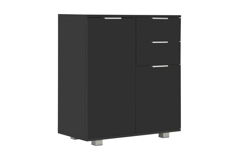 Skänk högglans svart 71x35x76 cm spånskiva - Svart - Förvaring - Förvaringsmöbler - Skänkar & sideboards