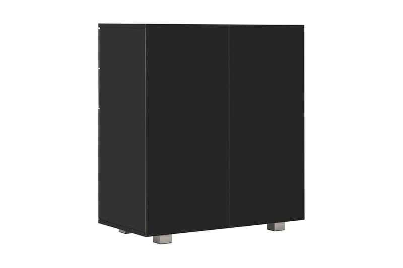 Skänk högglans svart 71x35x76 cm spånskiva - Svart - Förvaring - Förvaringsmöbler - Skänkar & sideboards