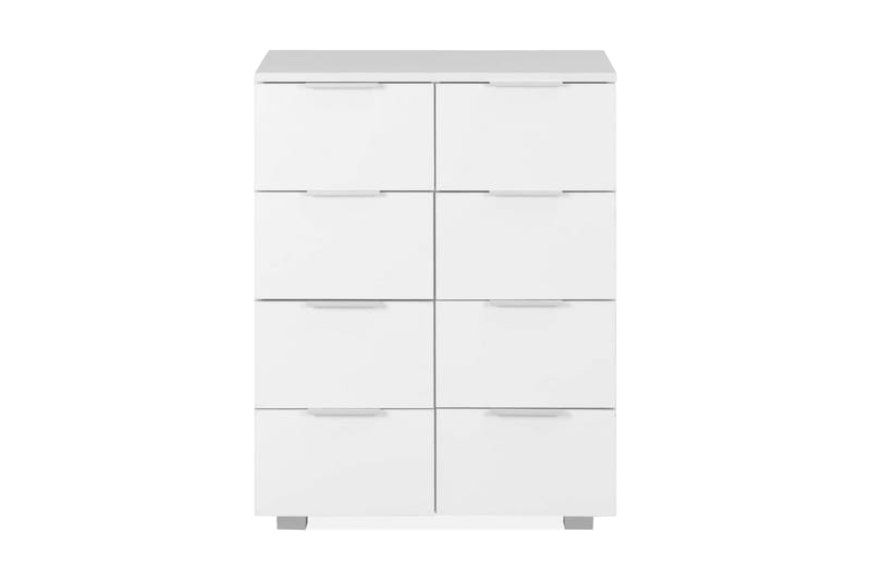 Skänk högglans vit 60x35x80 cm spånskiva - Vit - Förvaring - Förvaringsmöbler - Skänkar & sideboards