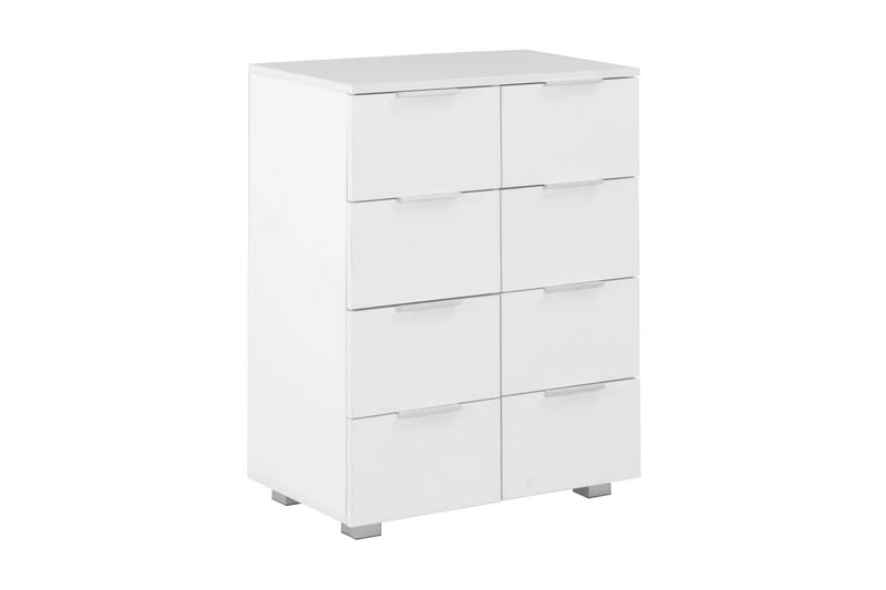 Skänk högglans vit 60x35x80 cm spånskiva - Vit - Förvaring - Förvaringsmöbler - Skänkar & sideboards