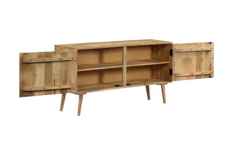 Skänk massivt mangoträ 120x30x60 cm - Brun - Förvaring - Förvaringsmöbler - Skänkar & sideboards