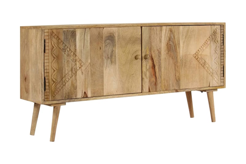 Skänk massivt mangoträ 120x30x60 cm - Brun - Förvaring - Förvaringsmöbler - Skänkar & sideboards