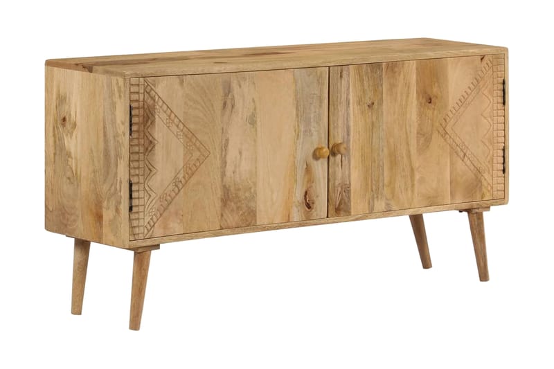 Skänk massivt mangoträ 120x30x60 cm - Brun - Förvaring - Förvaringsmöbler - Skänkar & sideboards