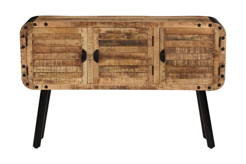 Skänk massivt mangoträ 120x30x76 cm - Brun - Förvaring - Förvaringsmöbler - Skänkar & sideboards