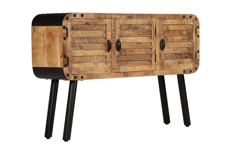 Skänk massivt mangoträ 120x30x76 cm - Brun - Förvaring - Förvaringsmöbler - Skänkar & sideboards