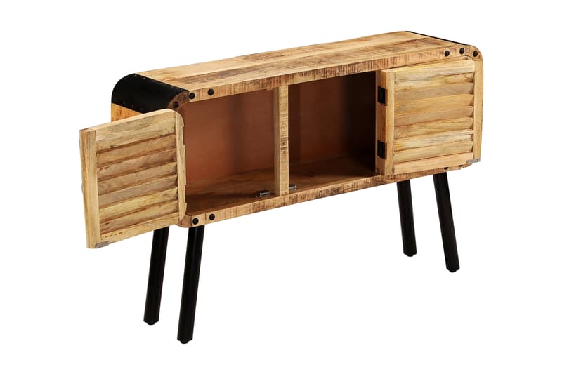 Skänk massivt mangoträ 120x30x76 cm - Brun - Förvaring - Förvaringsmöbler - Skänkar & sideboards