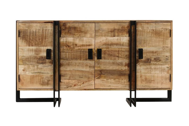 Skänk massivt mangoträ 150x40x80 cm - Brun - Förvaring - Förvaringsmöbler - Skänkar & sideboards