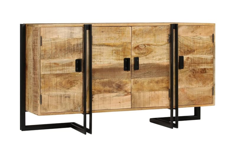 Skänk massivt mangoträ 150x40x80 cm - Brun - Förvaring - Förvaringsmöbler - Skänkar & sideboards