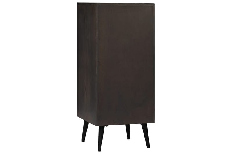 Skänk massivt mangoträ 40x40x91 cm - Grå - Förvaring - Förvaringsmöbler - Skänkar & sideboards