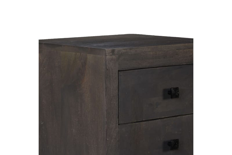 Skänk massivt mangoträ 40x40x91 cm - Grå - Förvaring - Förvaringsmöbler - Skänkar & sideboards