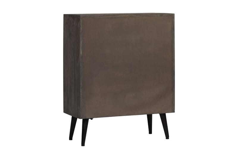 Skänk massivt mangoträ 60x30x76 cm - Grå - Förvaring - Förvaringsmöbler - Skänkar & sideboards