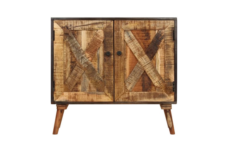 Skänk massivt mangoträ 85x30x75 cm - Brun - Förvaring - Förvaringsmöbler - Skänkar & sideboards