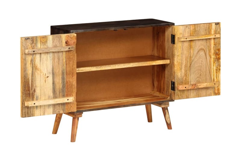 Skänk massivt mangoträ 85x30x75 cm - Brun - Förvaring - Förvaringsmöbler - Skänkar & sideboards