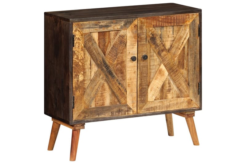 Skänk massivt mangoträ 85x30x75 cm - Brun - Förvaring - Förvaringsmöbler - Skänkar & sideboards