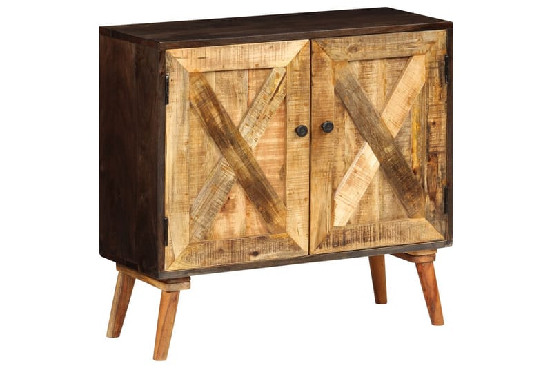 Skänk massivt mangoträ 85x30x75 cm - Brun - Förvaring - Förvaringsmöbler - Skänkar & sideboards