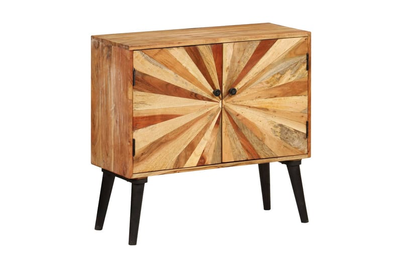 Skänk massivt mangoträ 85x30x75 cm - Brun - Förvaring - Förvaringsmöbler - Skänkar & sideboards