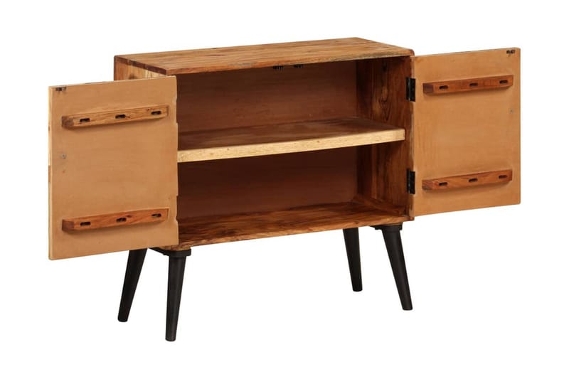 Skänk massivt mangoträ 85x30x75 cm - Brun - Förvaring - Förvaringsmöbler - Skänkar & sideboards