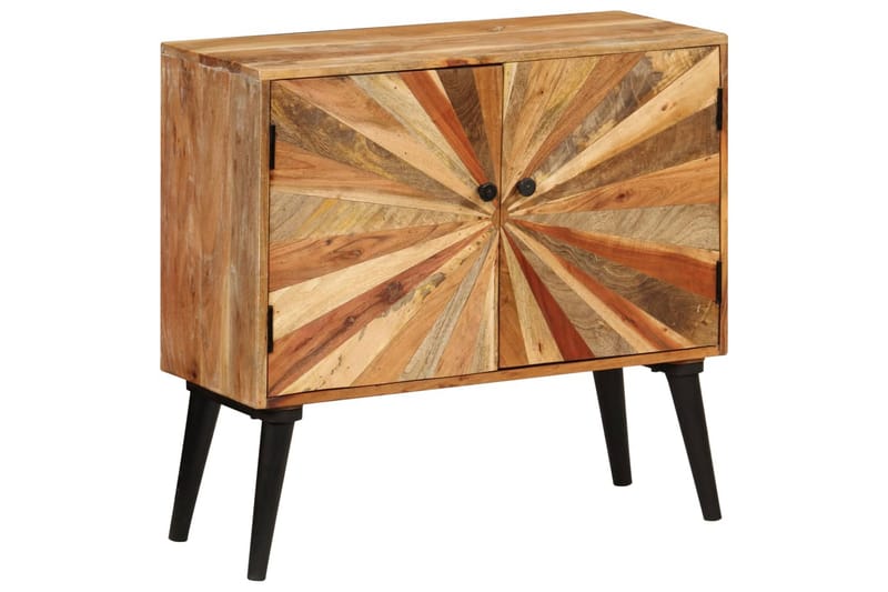 Skänk massivt mangoträ 85x30x75 cm - Brun - Förvaring - Förvaringsmöbler - Skänkar & sideboards