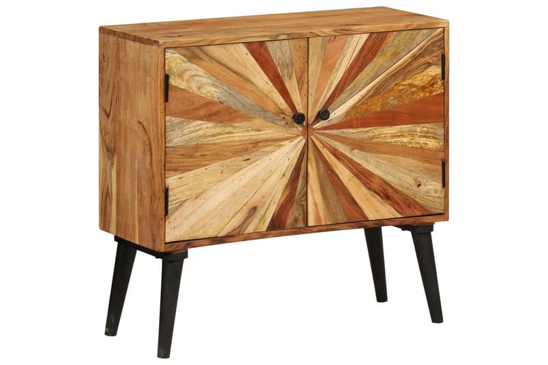 Skänk massivt mangoträ 85x30x75 cm - Brun - Förvaring - Förvaringsmöbler - Skänkar & sideboards