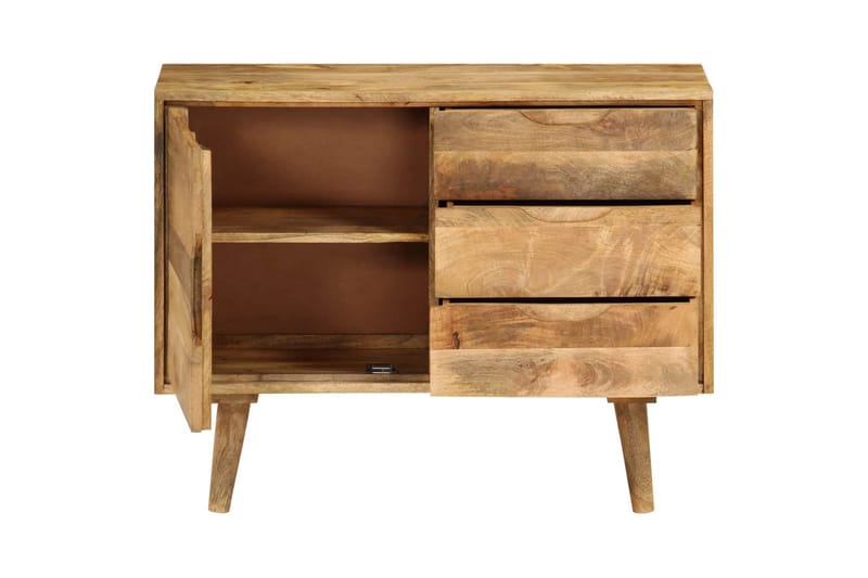 Skänk massivt mangoträ 90x30x69 cm - Brun - Förvaring - Förvaringsmöbler - Skänkar & sideboards