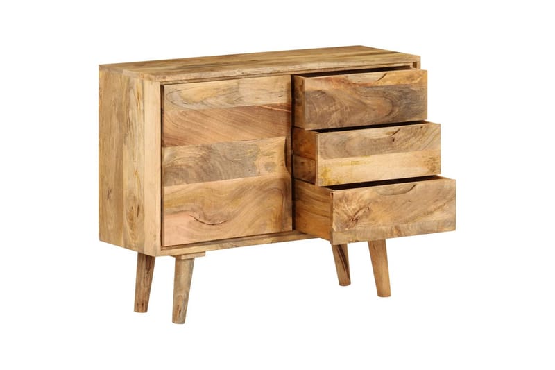 Skänk massivt mangoträ 90x30x69 cm - Brun - Förvaring - Förvaringsmöbler - Skänkar & sideboards