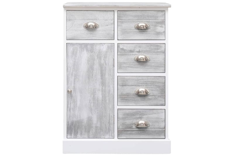 Skänk med 10 lådor grå 113x30x79 cm trä - Grå - Förvaring - Förvaringsmöbler - Skänkar & sideboards