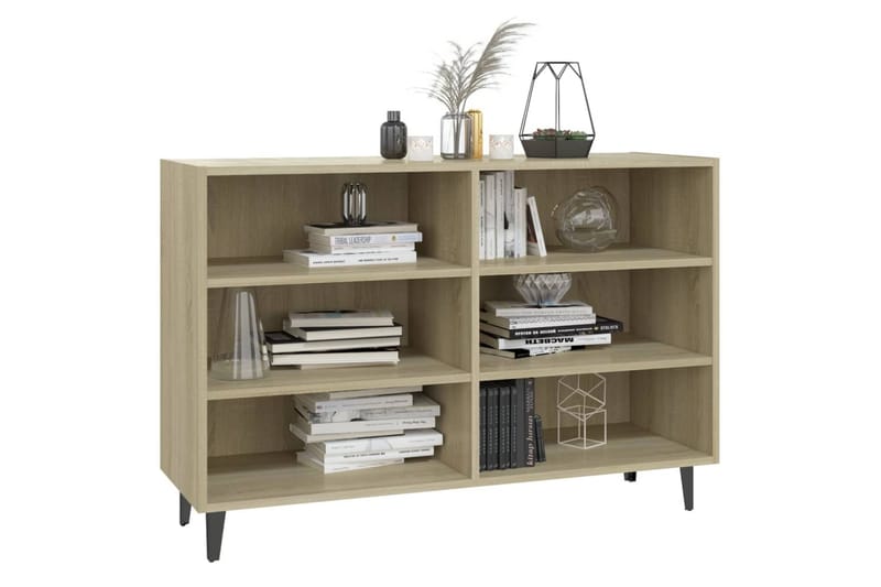 Skänk sonoma-ek 103,5x35x70 cm spånskiva - Ek - Förvaring - Förvaringsmöbler - Skänkar & sideboards