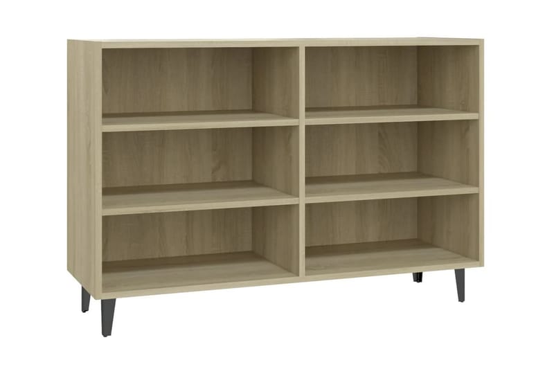 Skänk sonoma-ek 103,5x35x70 cm spånskiva - Ek - Förvaring - Förvaringsmöbler - Skänkar & sideboards