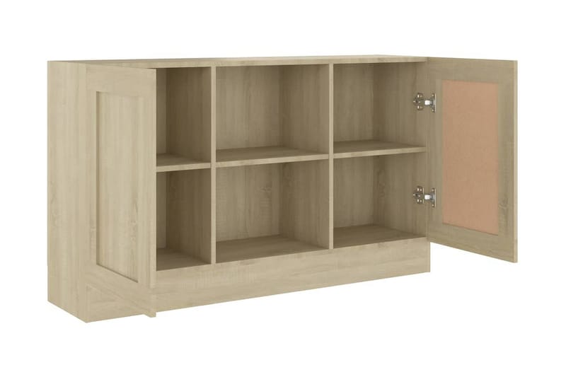 Skänk sonoma-ek 120x30,5x70 cm spånskiva - Brun - Förvaring - Förvaringsmöbler - Skänkar & sideboards