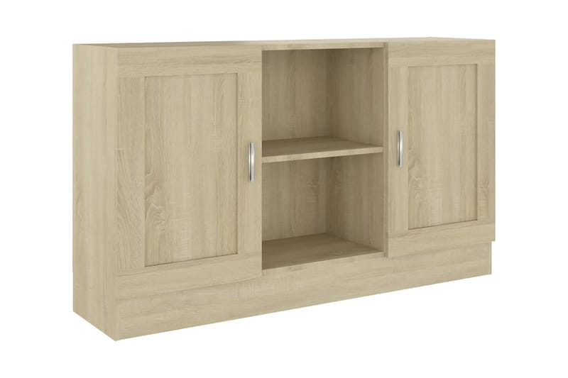 Skänk sonoma-ek 120x30,5x70 cm spånskiva - Brun - Förvaring - Förvaringsmöbler - Skänkar & sideboards